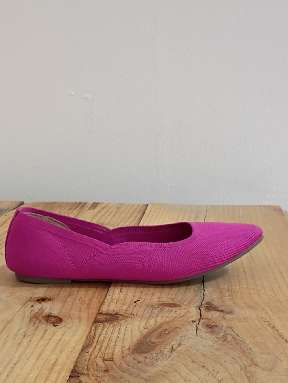 Cynthia Rowley Pink Pointed Toe Chelsea Flat Shoes Size 9M - Picture 10 of 11
